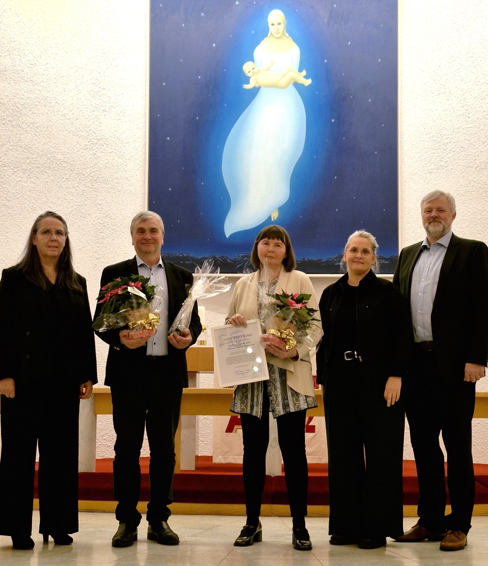 Eyberg og Guðlaug voru heiðruð á opnunarhátíð Norðurljósa 2025