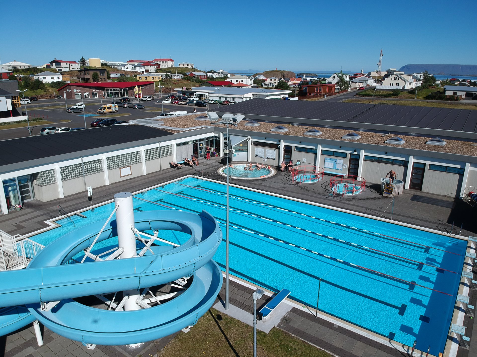 Sumarafleysing í íþróttamiðstöð Stykkishólms