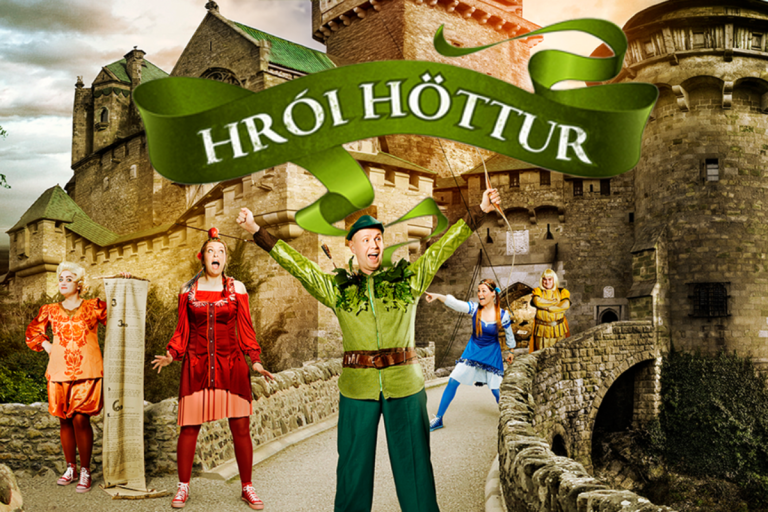 Leikhópurinn Lotta sýnir Hróa Hött í Hólmgarðinum