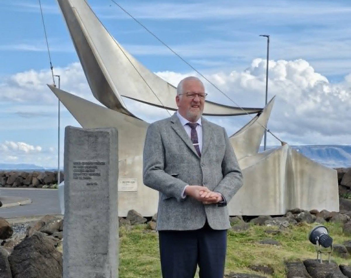 Sigurður Páll flytur ávarp