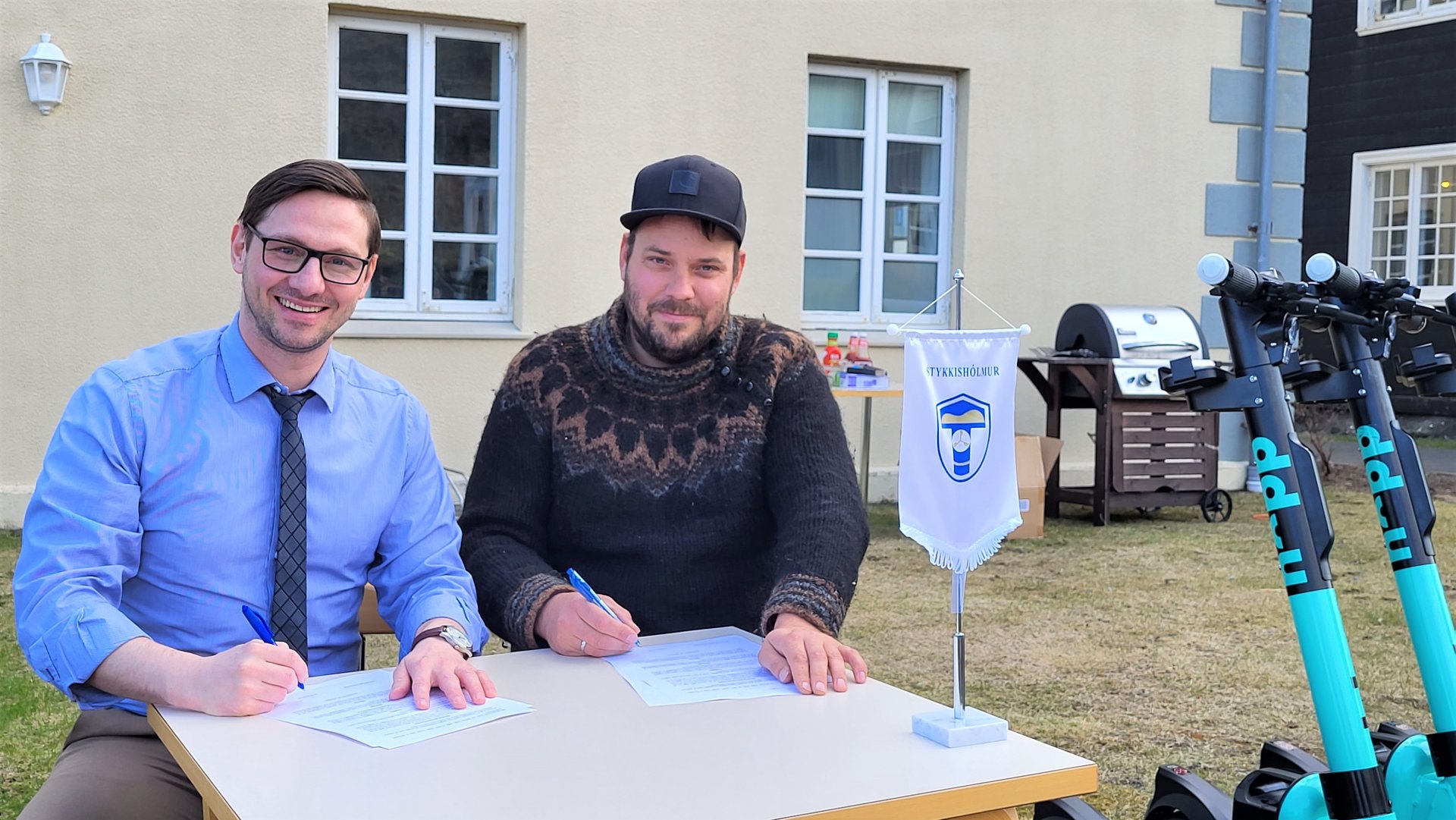 Hopp hjól í Stykkishólmi