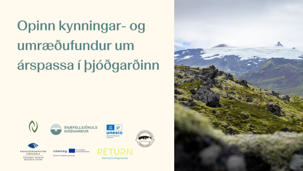 Opinn kynningar- og umræðufundur um árspassa í þjóðgarðinn