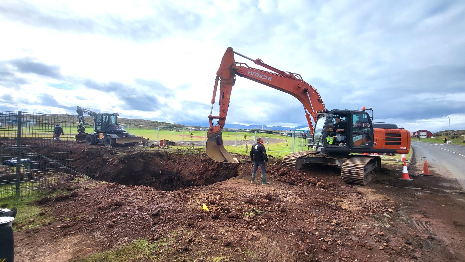 Framkvæmdir við Aðalgötu