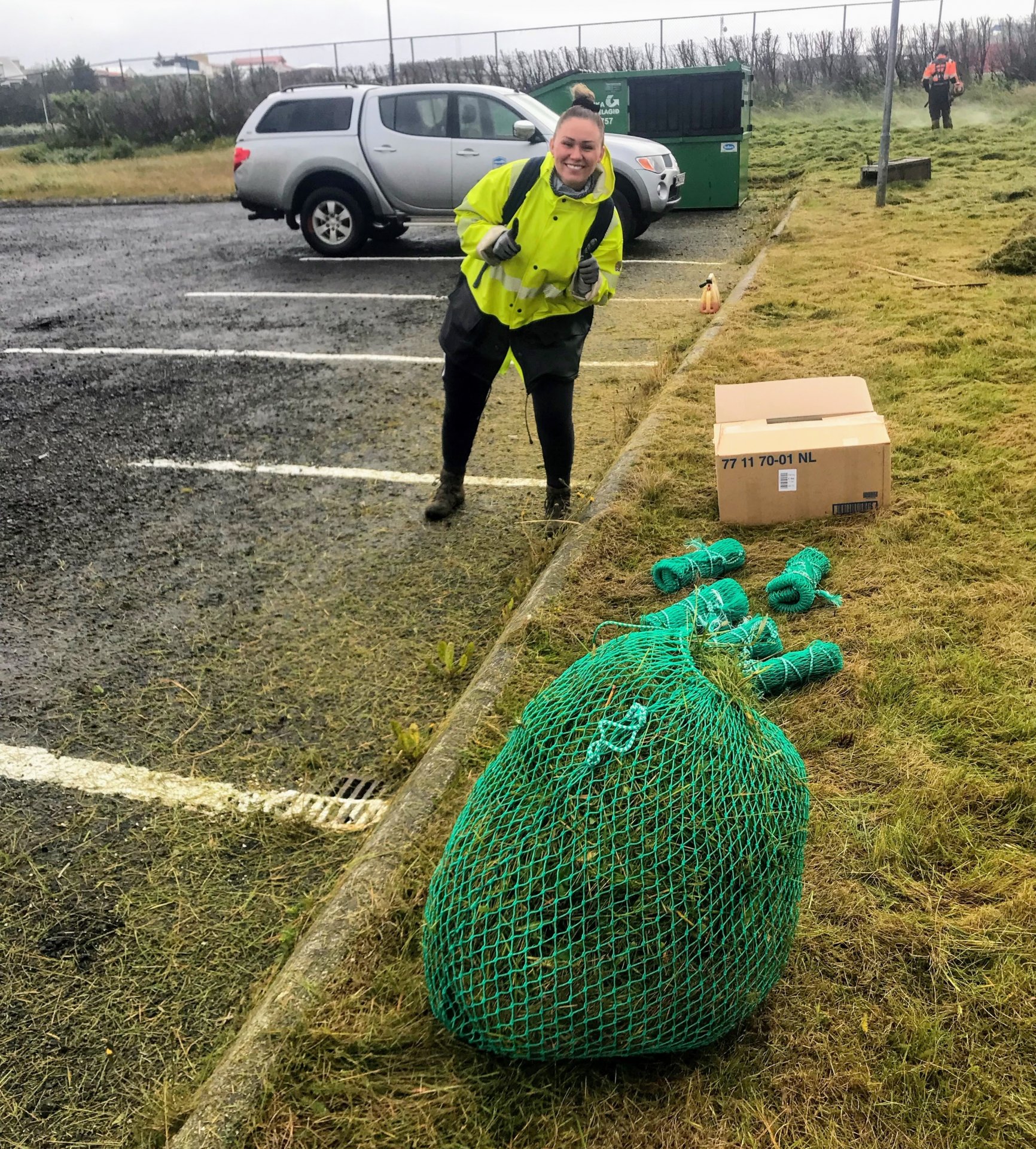 Fjölnota heynet í stað plastpoka