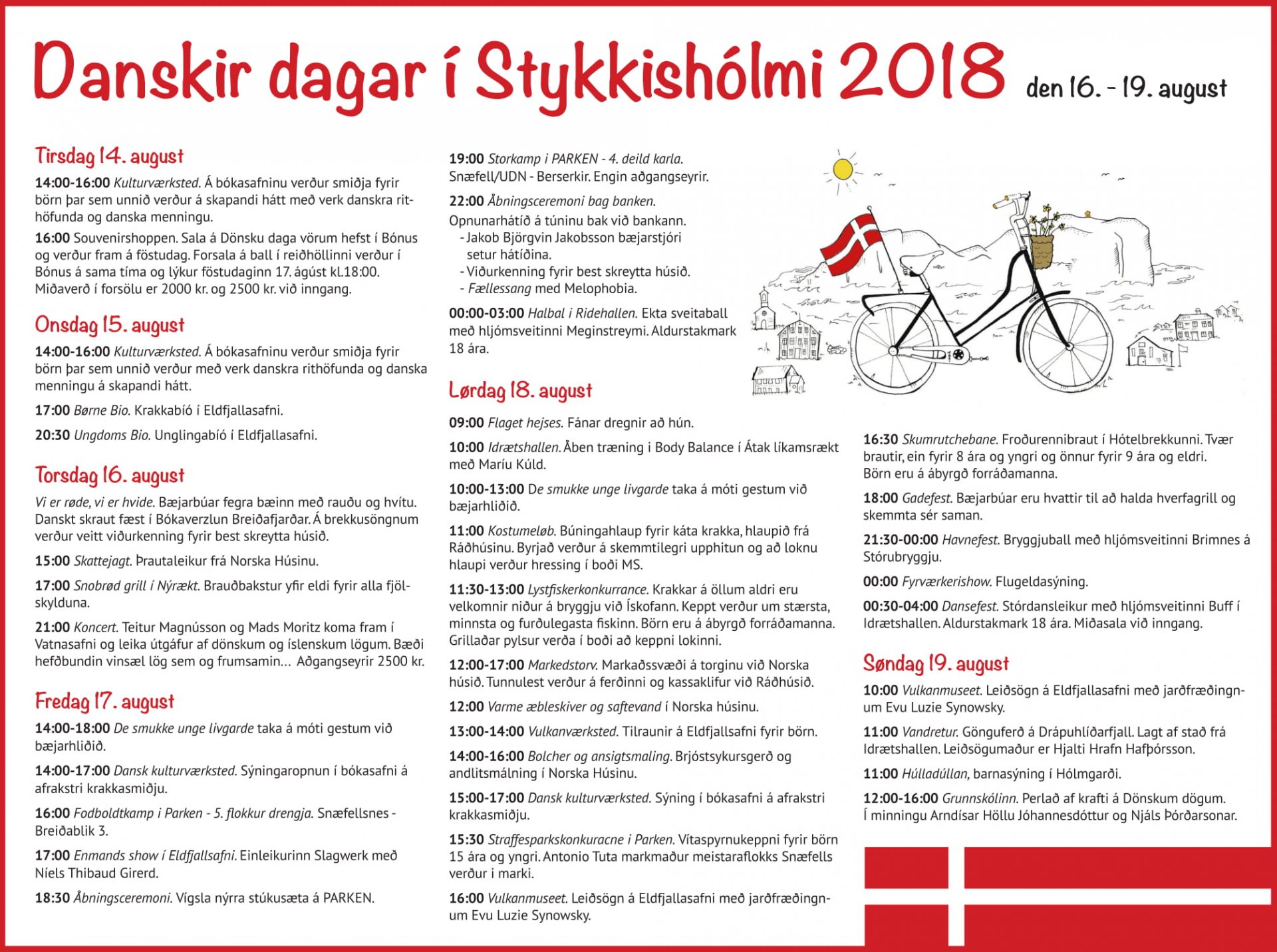 Danskir dagar 2018