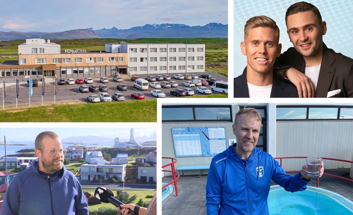 Geggjuð stemmning í Stykkishólmi - Opnunarhátíð á hótelinu
