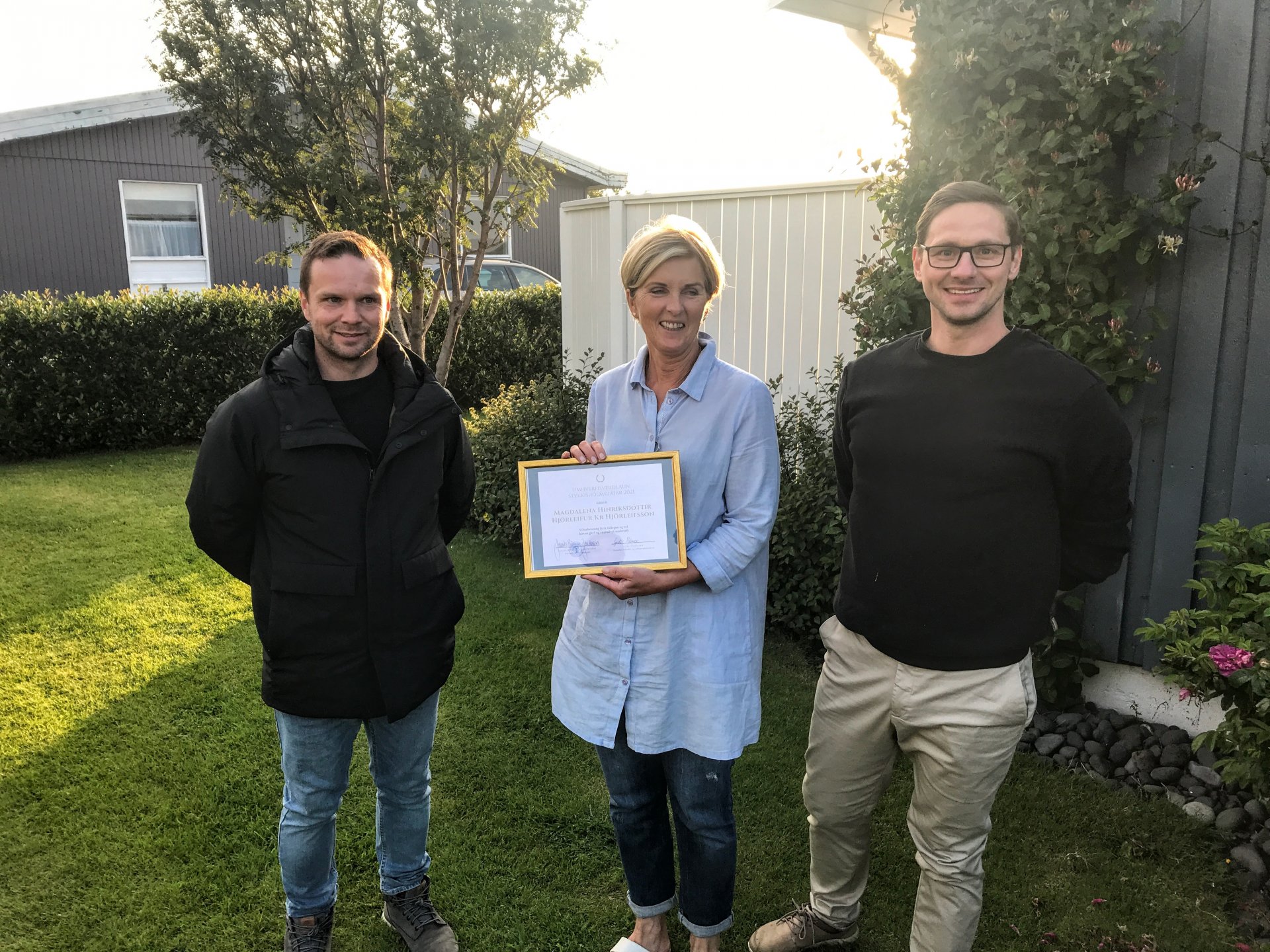 Umhverfisverðlaun Stykkishólmsbæjar veitt í fyrsta sinn
