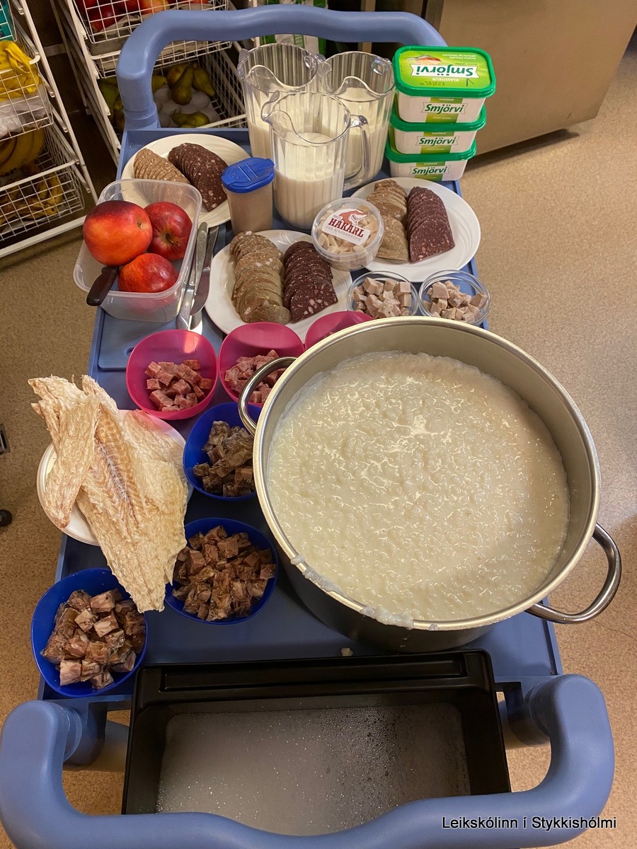 Þorrablót í leikskólanum