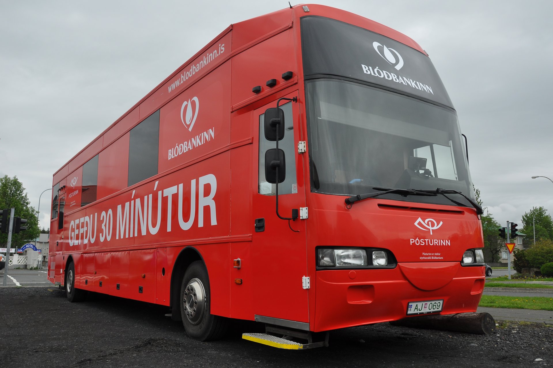 Blóðbankabíllinn í Stykkishólmi 4. september