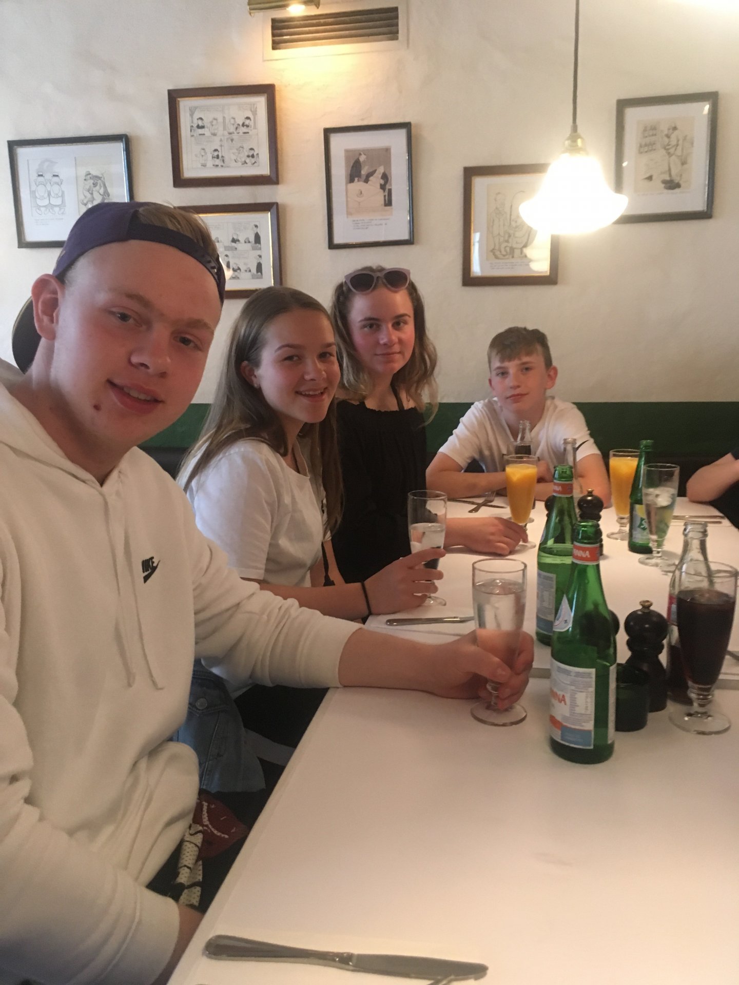 9. bekkur í Smørrebrød