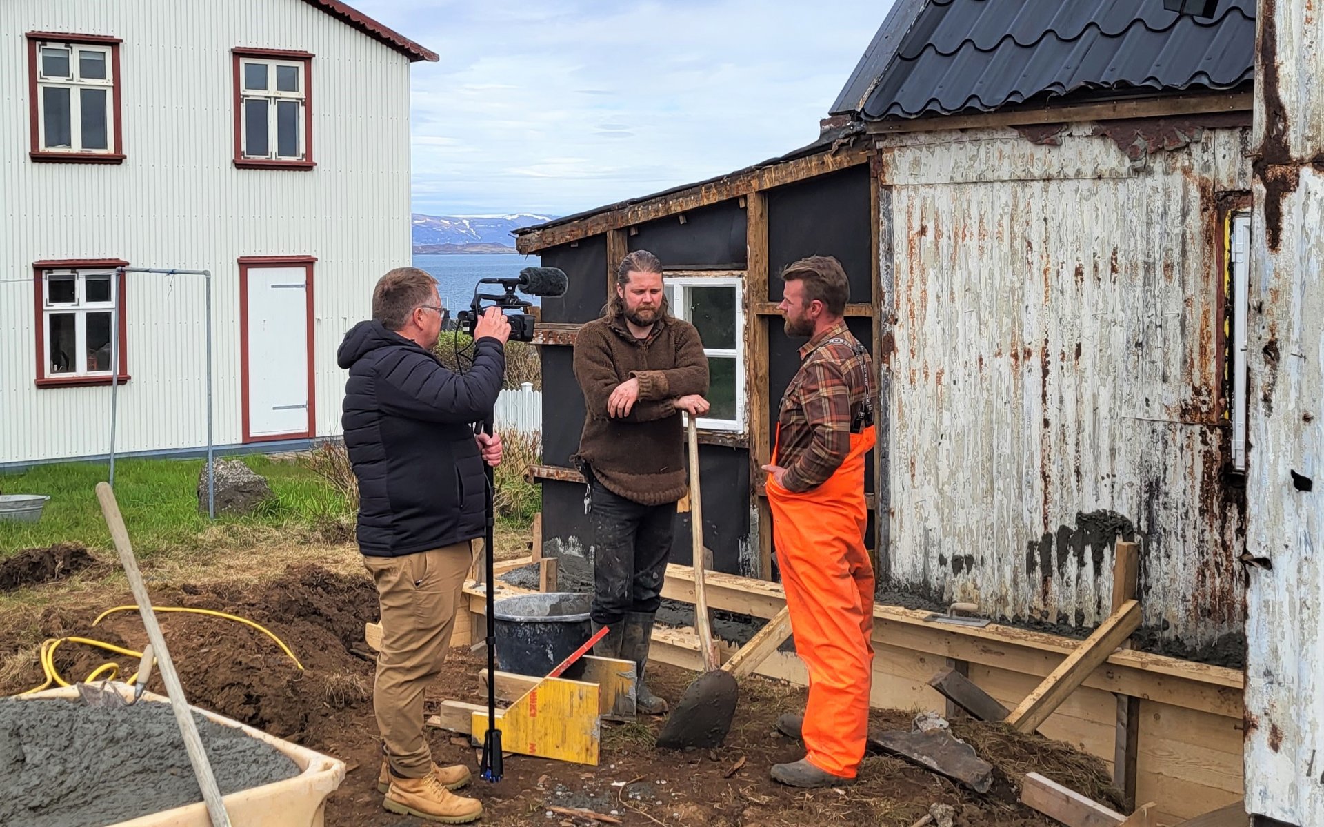 Fjölmiðlafár í Stykkishólmi