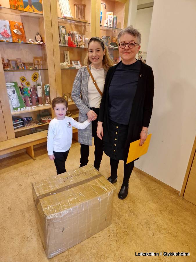 Gjöf til leikskólans
