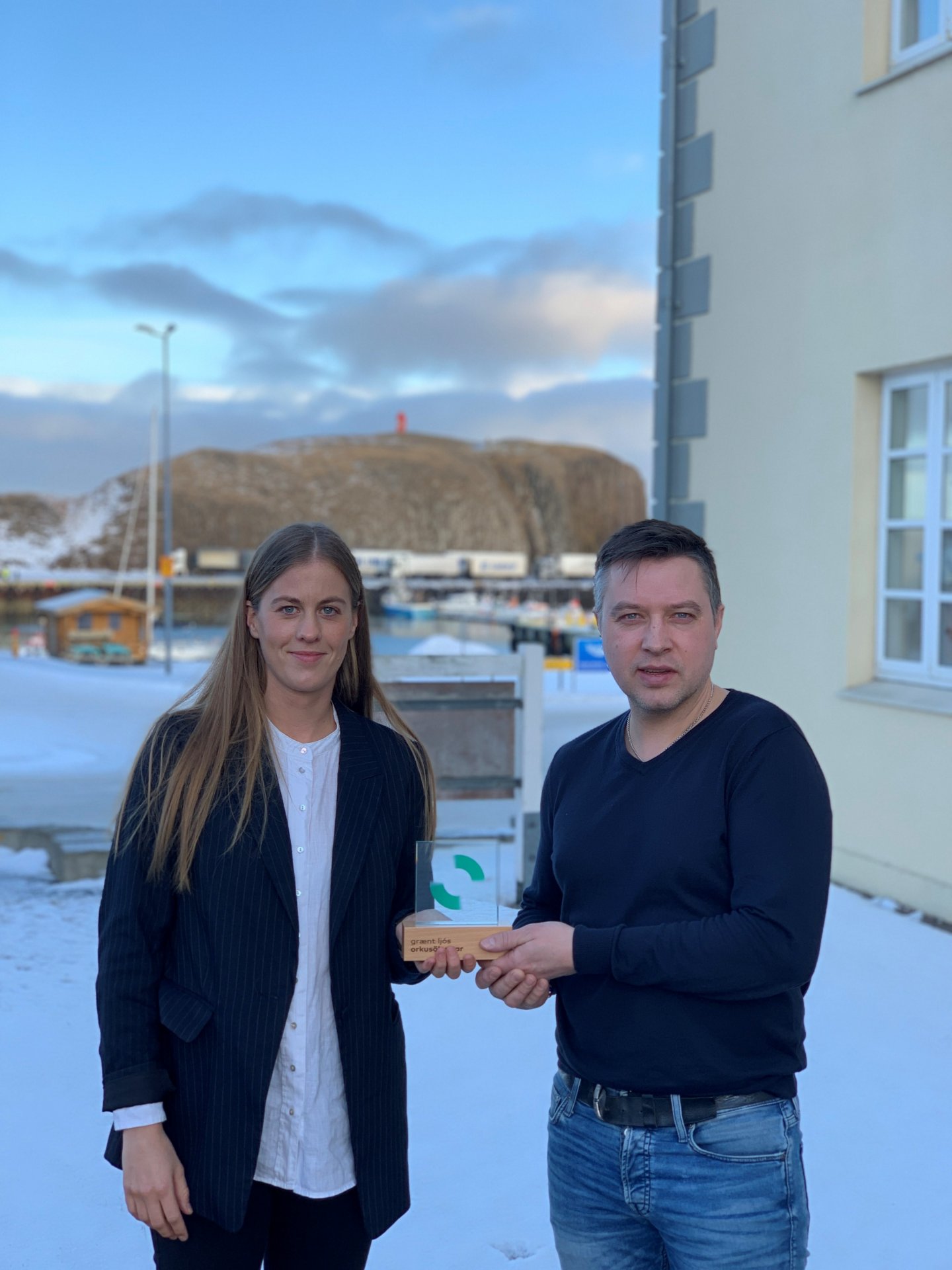 Græna ljósið í Stykkishólmi