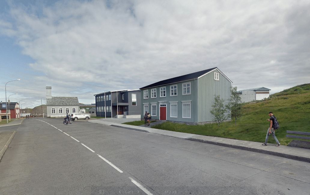 Auglýsing um tillögu að deiliskipulagi á reit austan við Aðalgötu í miðbæ Stykkishólms