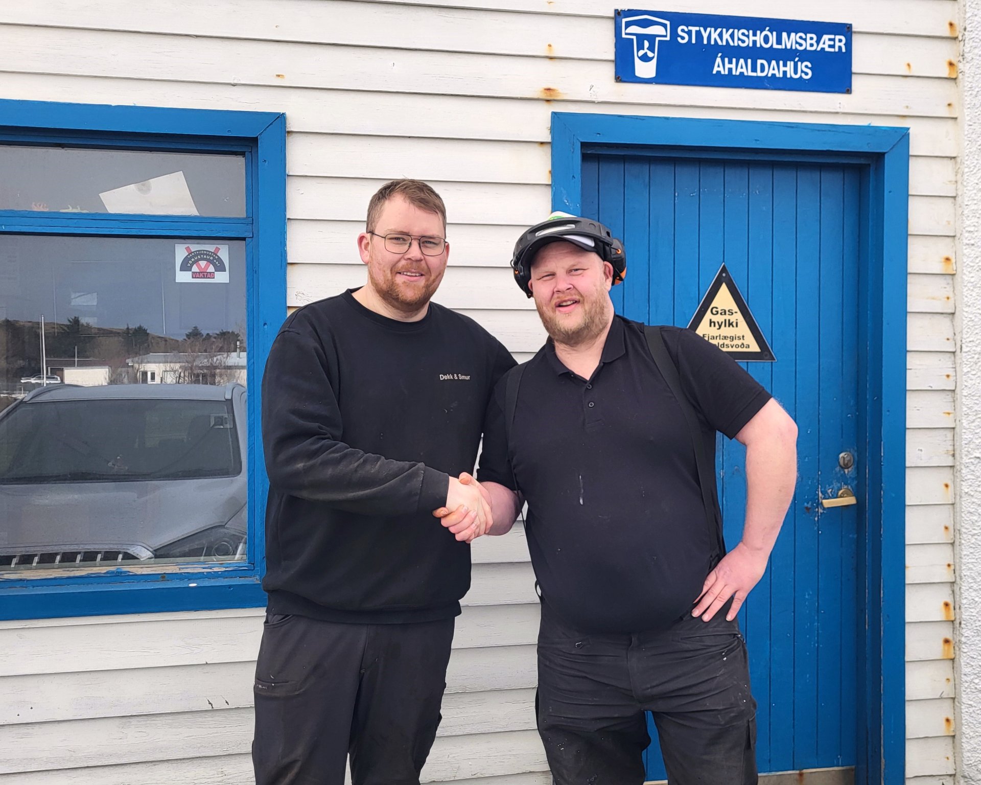 Guðni Sumarliðason og Jón Beck Agnarsson