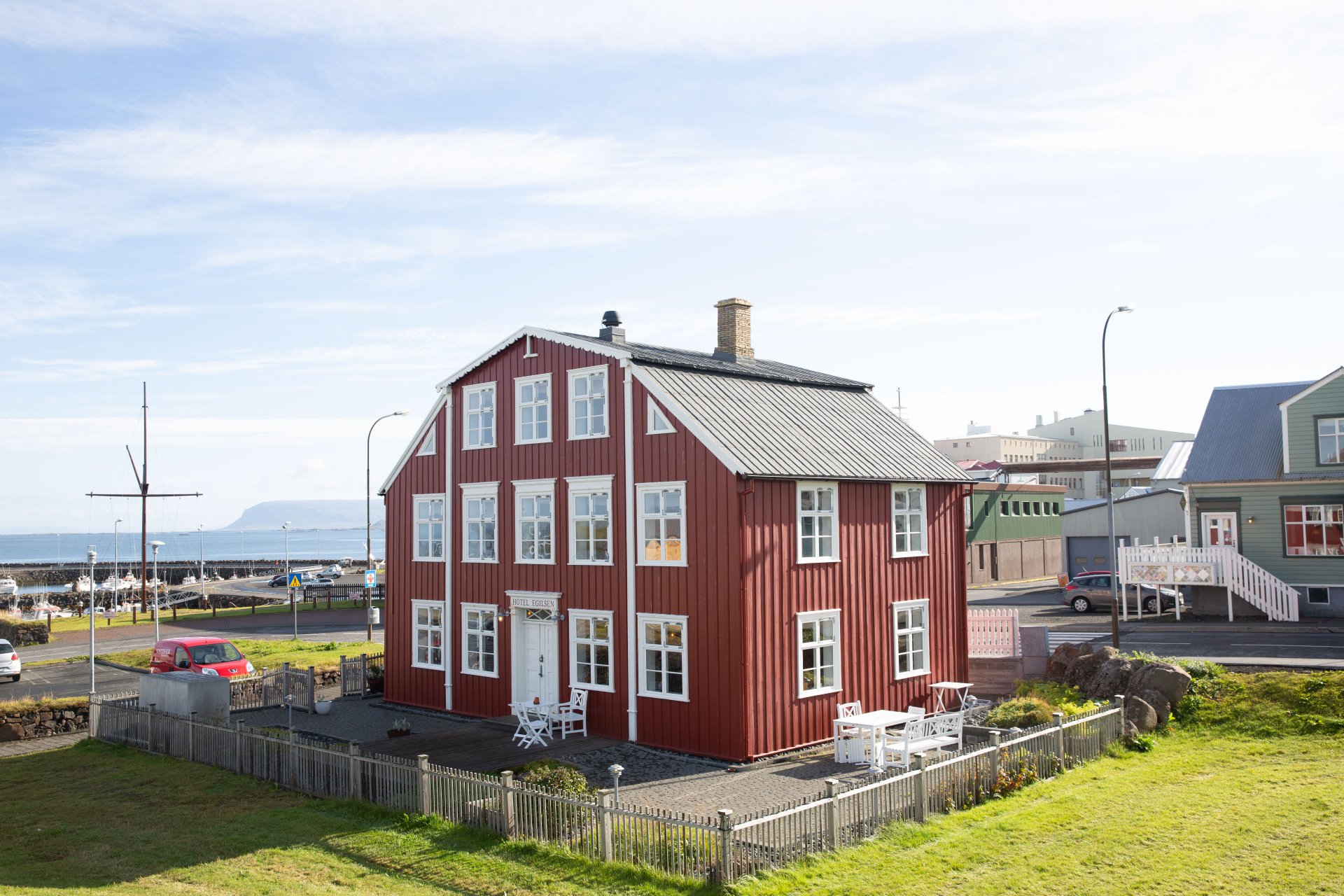 Hótel Egilsen, þar sem hjarta hátíðarinnar slær.