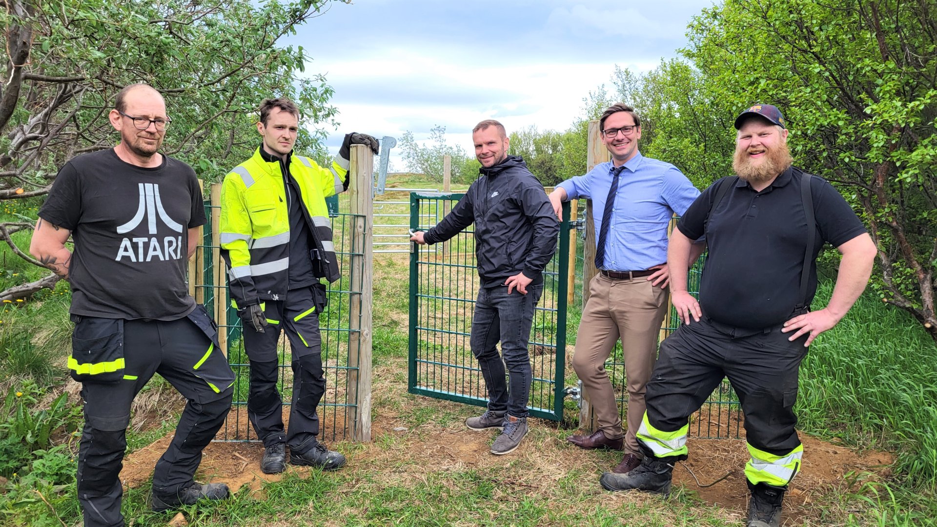 Jan, Ingvar, Gísli, Jakob Björgvin og Jón Beck