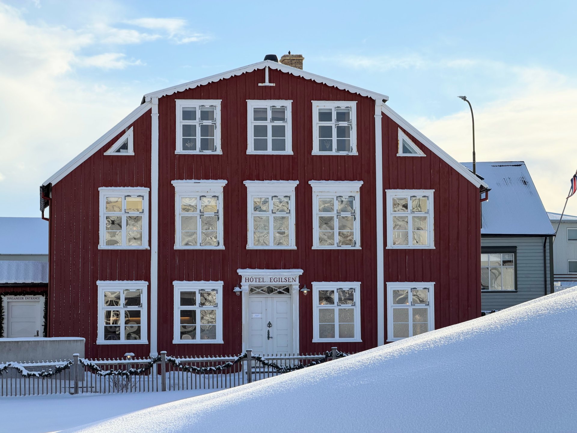 Hótel Egilsen, þar sem hjarta hátíðarinnar slær