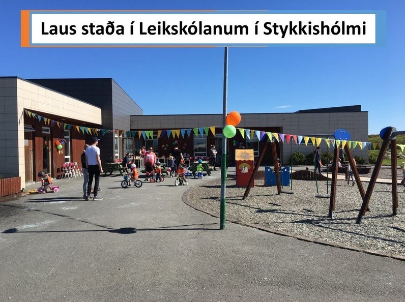 Laus staða í leikskólanum í Stykkishólmi
