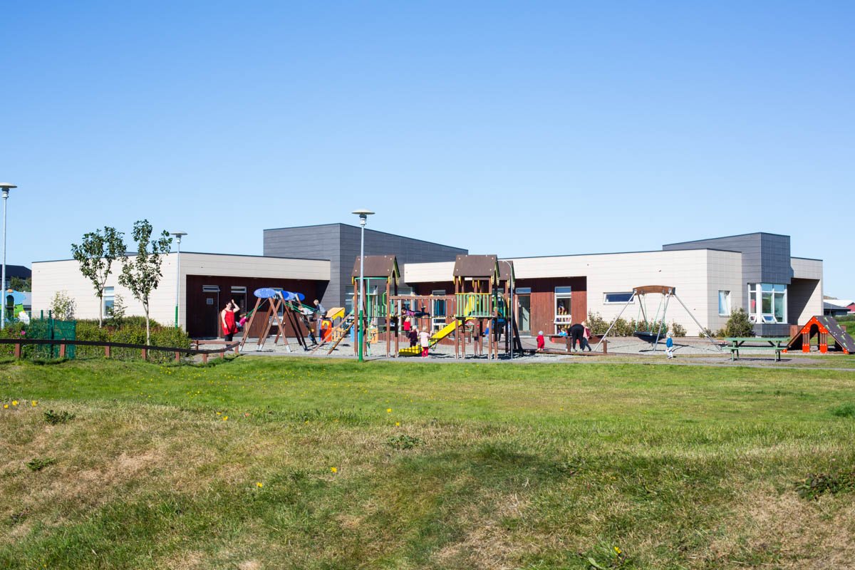 Leikskólinn í Stykkishólmi, fyrir stækkun.