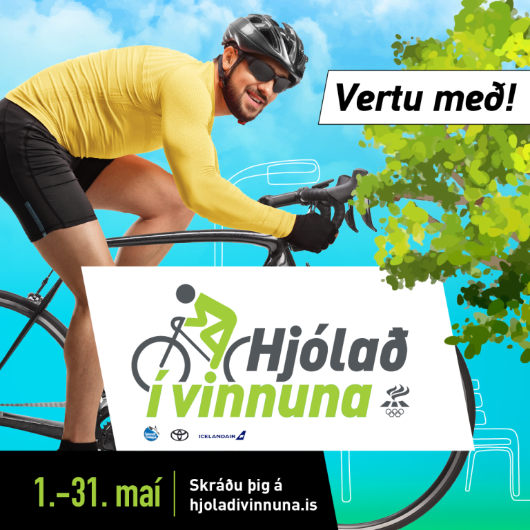 Hjólað í vinnuna hefst í byrjun maí