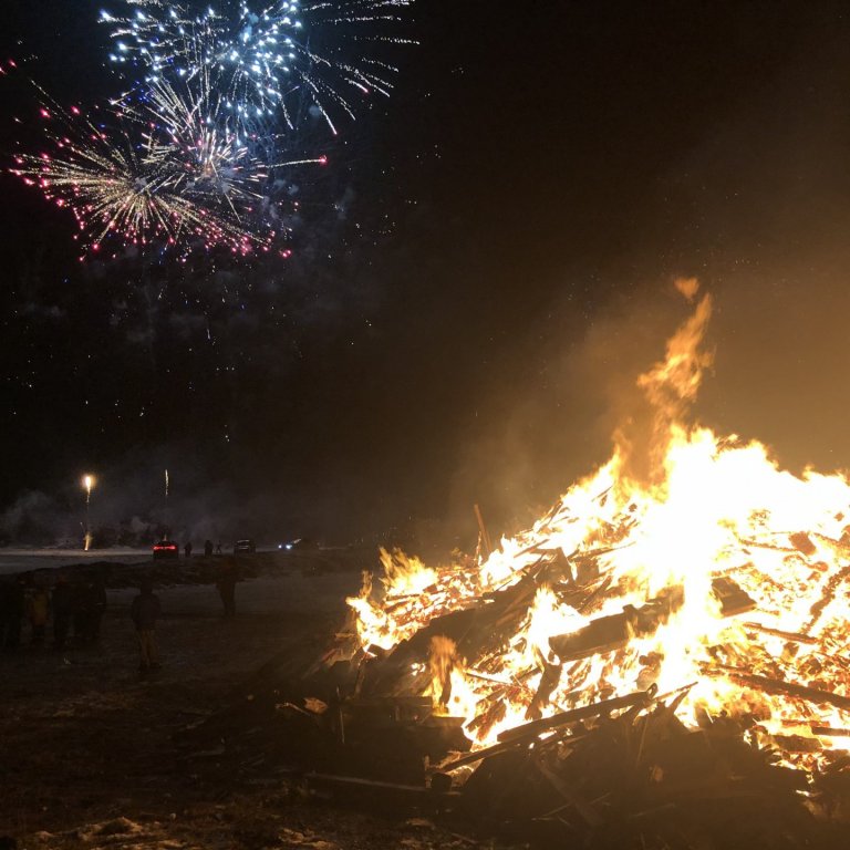 Brenna í Stykkishólmi.