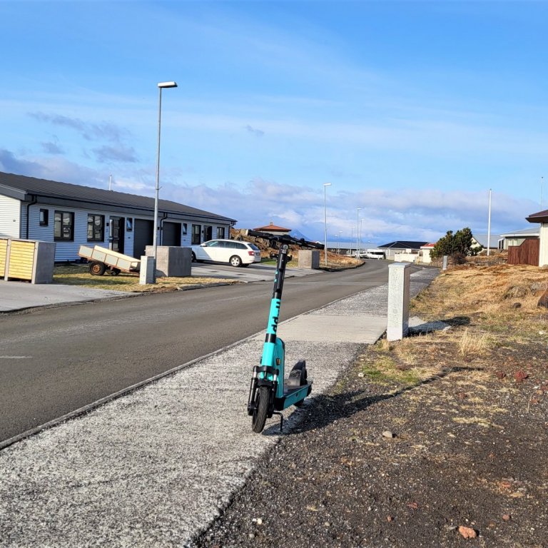 Hopp hjól í Stykkishólmi