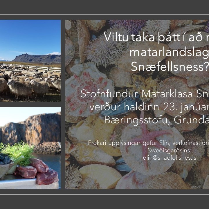 Stofnfundur Matarklasa Snæfellsness