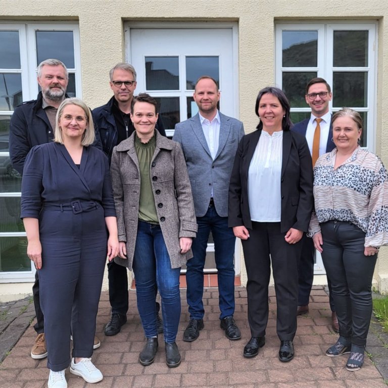 Fyrsti fundur bæjarstjórnar sameinaðs sveitarfélags