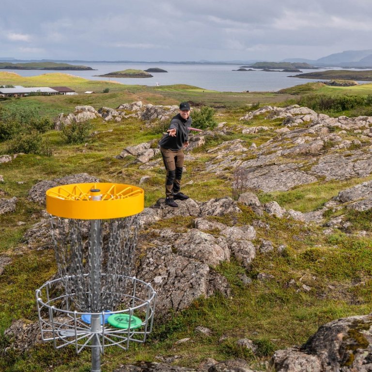 Frisbígolfvöllur í Stykkishólmi