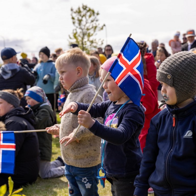 Hólmurinn í hátíðarskapi