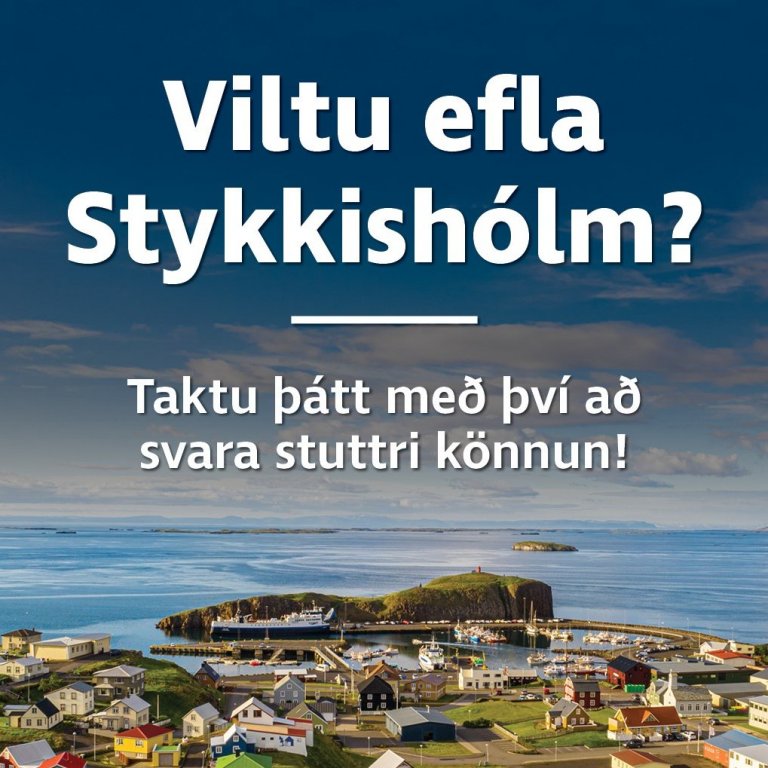 Viltu efla Stykkishólm (skoðanakönnun)?