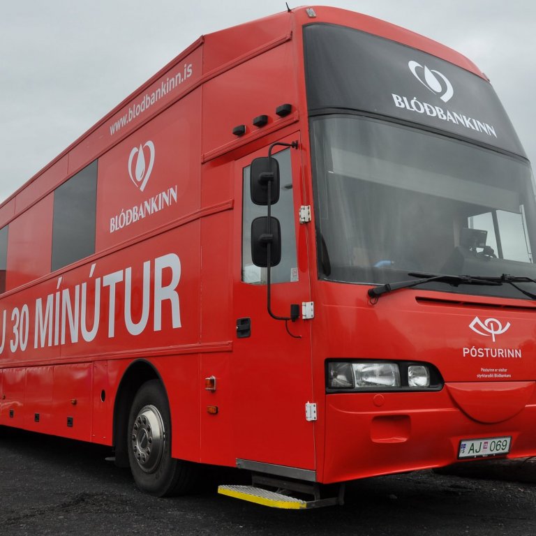 Blóðbankabíllinn í Stykkishólmi 4. september