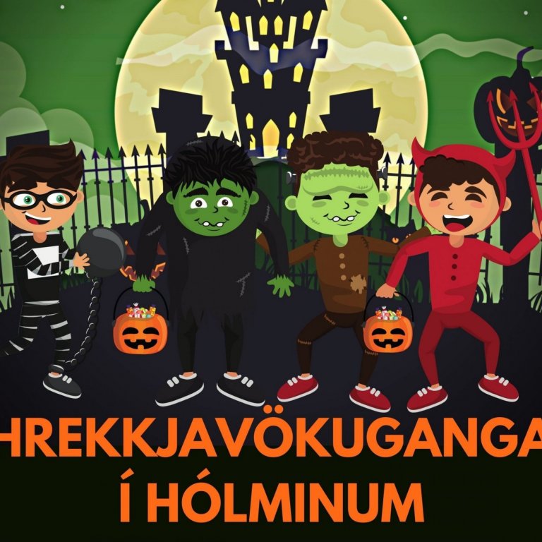 Hrekkjavaka haldin í Hólminum