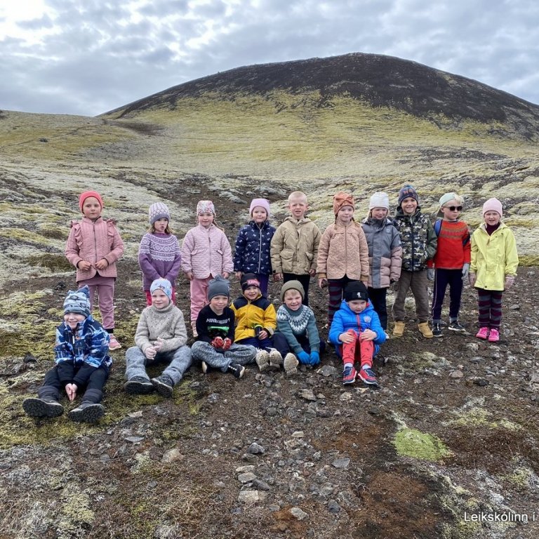 Annir hjá elstu nemendum leikskólans