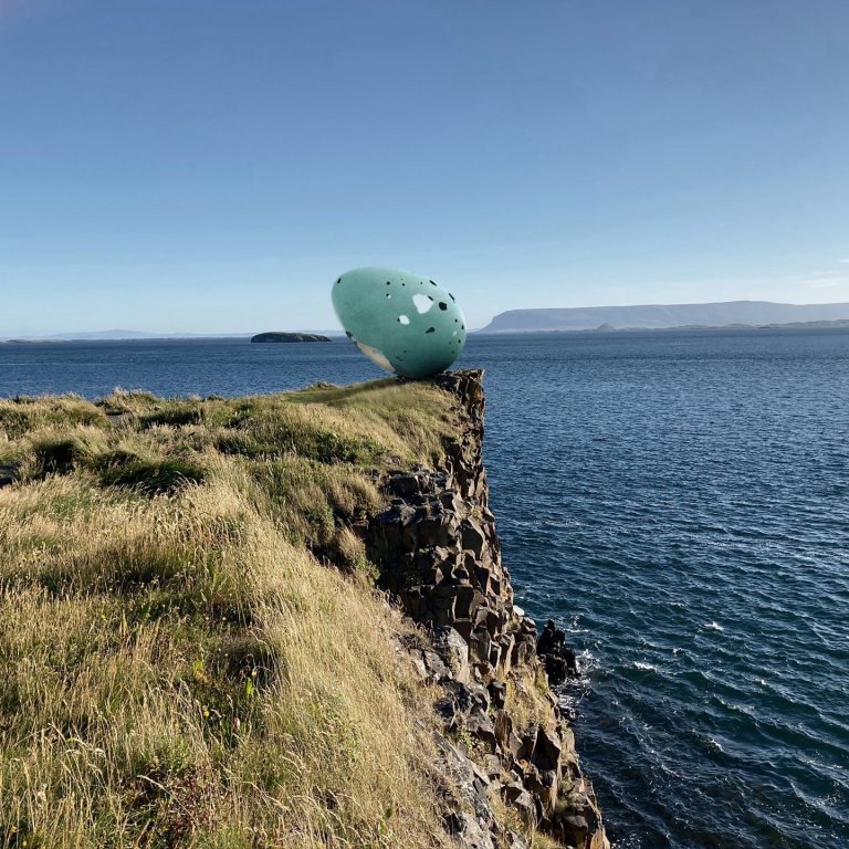 Fjöregg í Súgandisey - vinningstillaga í samkeppni um útsýnisstað