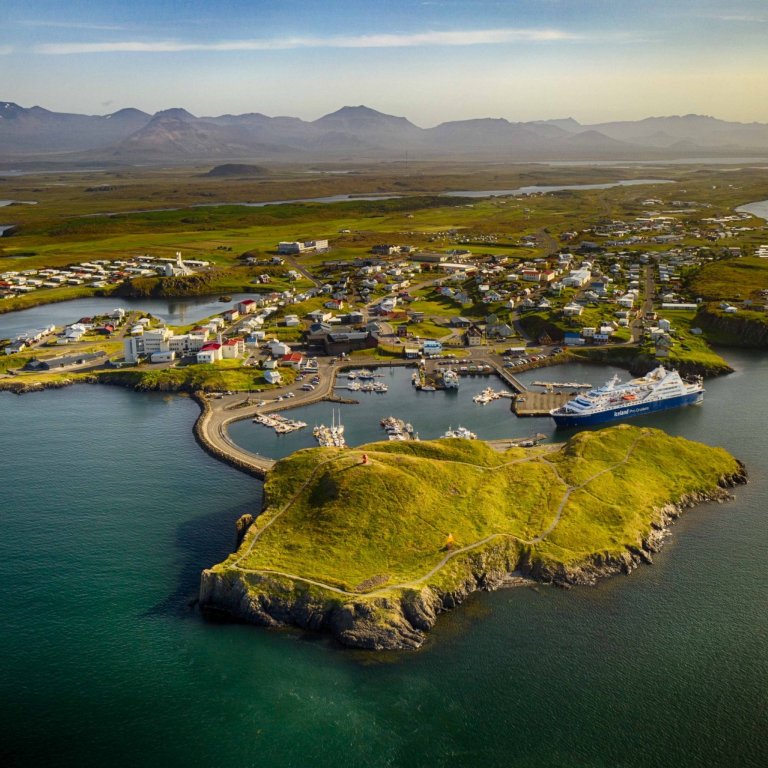 Lausar lóðir við Sæmundarreit í Stykkishólmi - Útsýni yfir Breiðafjörð