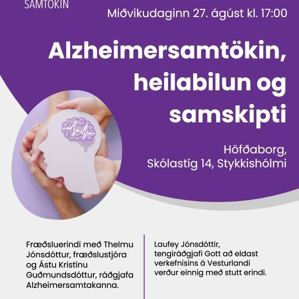 Alzheimersamtökin með fræðslu í Stykkishólmi