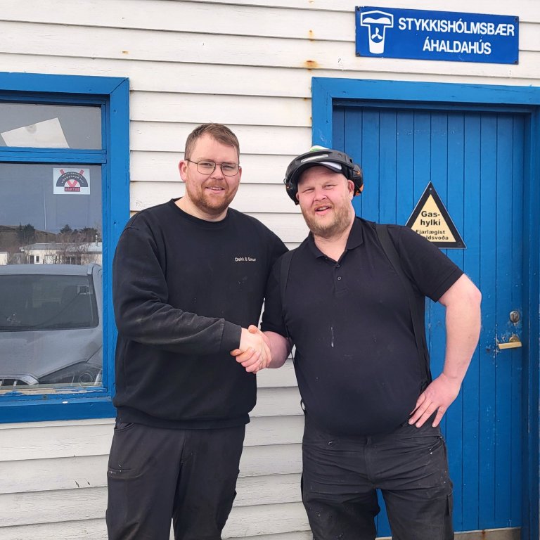 Guðni Sumarliðason og Jón Beck Agnarsson