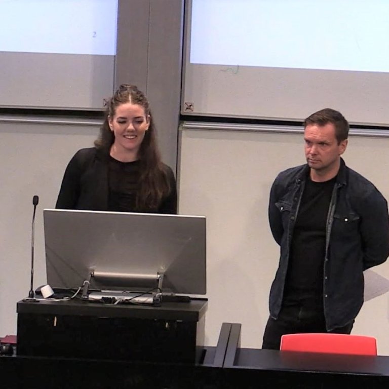 Gunnhildur Gunnarsdóttir og Gísli Pálsson