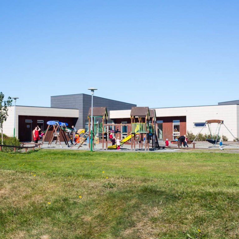 Leikskólinn í Stykkishólmi, fyrir stækkun.