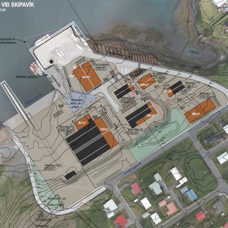 Deiliskipulag fyrir hafnarsvæðið við Skipavík tekur gildi
