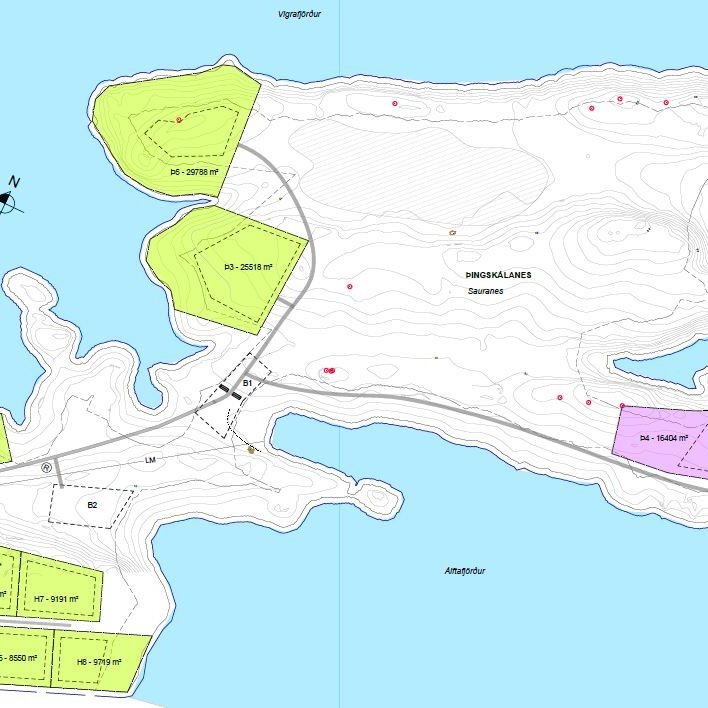 Deiliskipulag fyrir Þingskálanes, Gæsatanga og Hamra tekur gildi
