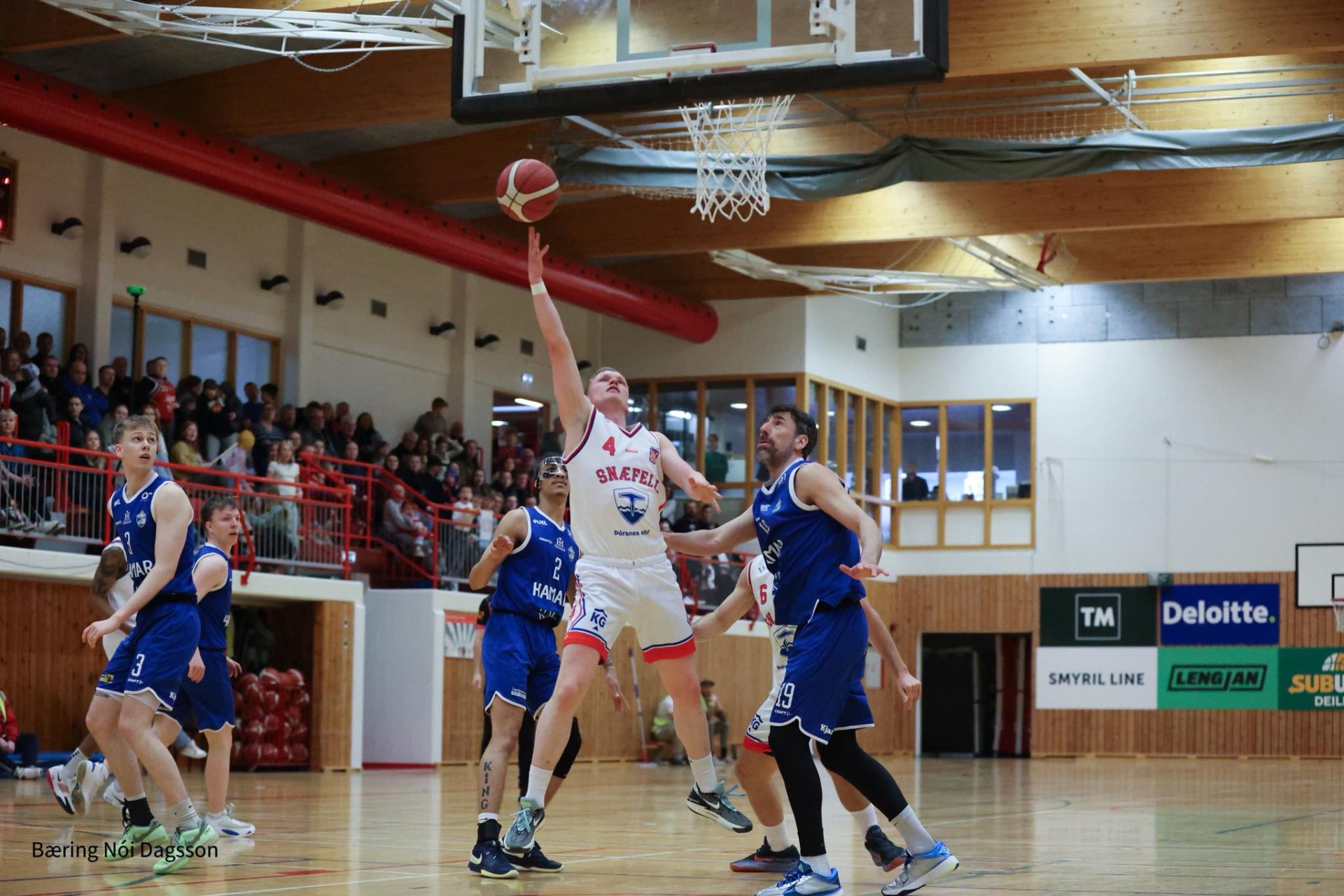 Frá síðasa heimaleik. Mynd: Bæring Nói Dagsson