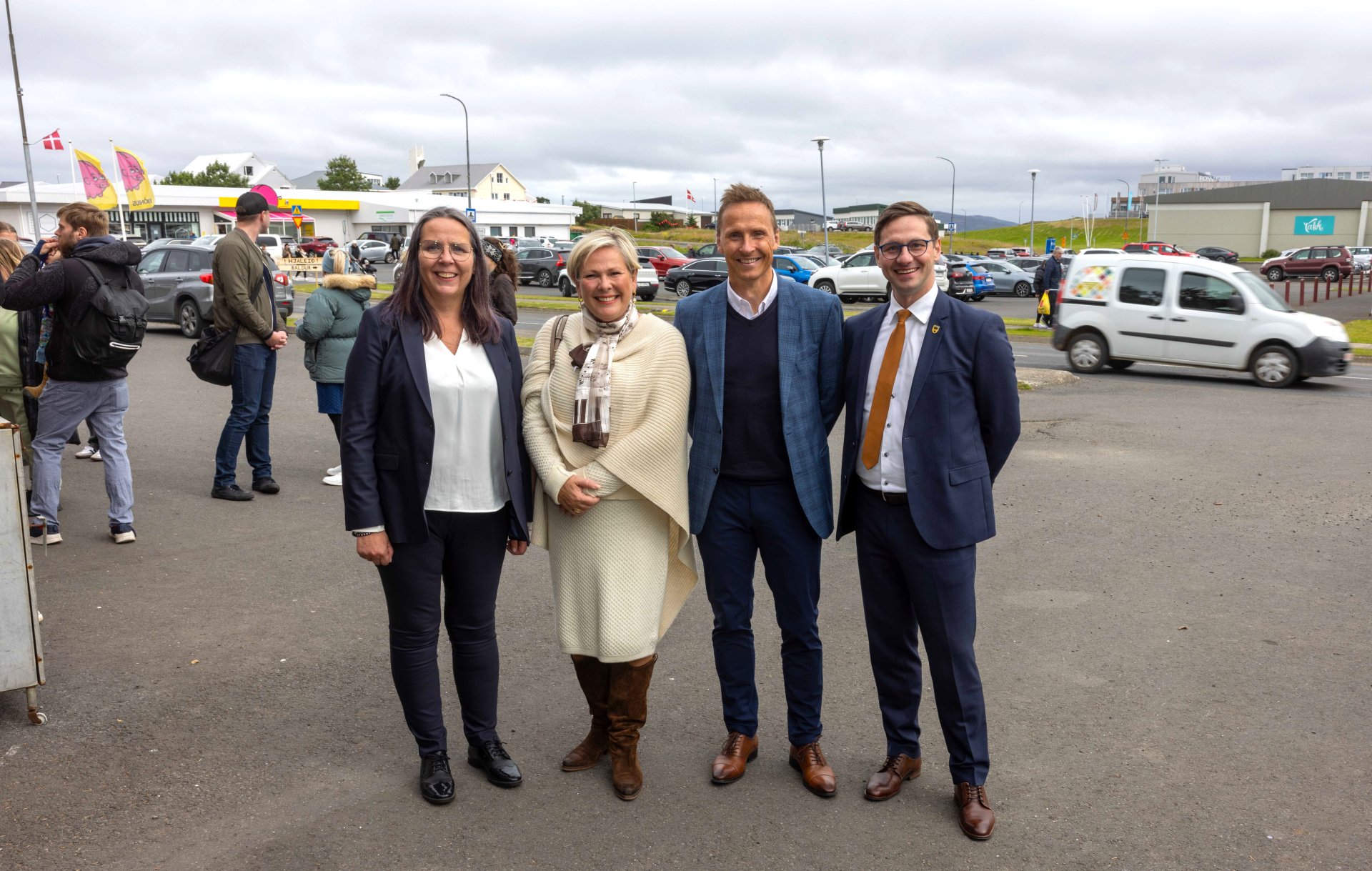 Frá heimsókn forseta í Stykkishólm.